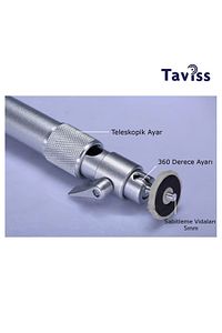 C9 Tavan Ve Duvar Kullanım Özellikli Tripod Askı Aparatı (30-60 CM) ürün fotoğrafı