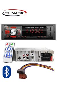 Sn-202 Çift Usb Girişli Bluetooth Oto Teyp Araba Teybi Radyo Usb Sd Aux Teyp Amfi Çıkışlı Kumandalı ürün fotoğrafı