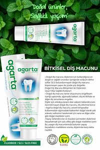 Doğal Bitki Özlü Florürsüz Beyazlatıcı Diş Macunu 100 ml ürün fotoğrafı