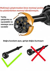 En Yeni Çift Akülü  Şarjlı Yüksek Basınçlı Oto Araba Bahçe Yıkama Ve Temizleme Tabancası Makinesi ürün fotoğrafı