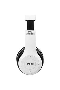 P47 Extra Bass Wireless Bluetooth Kulaklık 5.0 Edr Fm Radyo Beyaz ürün fotoğrafı