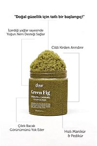 Green Fig & Caramel Sugar Scrub 250ml | Selülit, Çilek Bacak, Batık Giderici Şeker Scrub ürün fotoğrafı