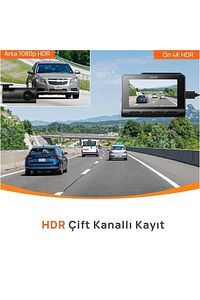 70mai A810 Ön Ve Rc12 Arka Araç Içi Kamera Seti ürün fotoğrafı
