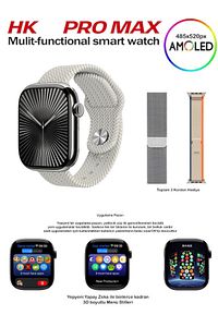 Watch 9 Hk9 Pro Plus 100 Kişi Kayıt Son Sürüm V3 Yapay Zeka Destekli Sahtesi Çıkmış Dikkat Edin! ürün fotoğrafı