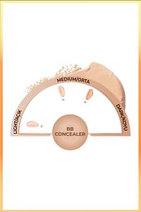 Bb Concealer Spf 15 Yoğun Kapatıcı Metal Başlıklı Göz Altı Kapatıcısı - 01 Açık ürün fotoğrafı
