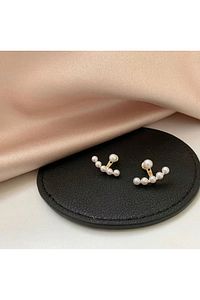 Kadın İncili Gold Küpe ürün fotoğrafı