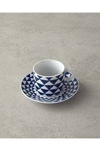 Home Trin Porselen 2'Li Kahve Fincan Takımı 80 Ml Lacivert Yeni Mdl 976538 ürün fotoğrafı
