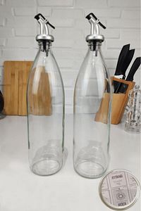 Lombardino Vetro 2'li Zeytinyağı Ve Sıvıyağ Şişesi Yağdanlık 1000 ml Sh-003 ürün fotoğrafı
