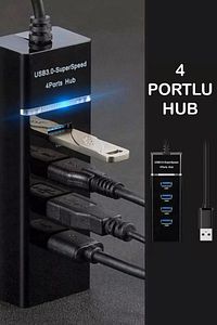 Usb 3.0 Dönüştürücü Laptop Desktop PC Notebook Uyumlu Usb Çoğaltıcı Çoklayıcı Hub Adaptör ürün fotoğrafı