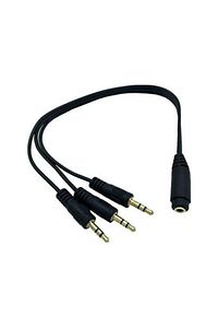 3 Erkek Stereo 1 Dişi Stereo 1 Dişi Aux 3 Erkek Aux Kablo Ses Sistemi Kablosu ürün fotoğrafı