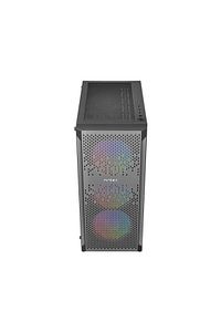 Nx290 Rainbow Fanlı Temperli Camlı Mid Tower Mesh Siyah Gaming Kasa ürün fotoğrafı