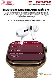 Watch 9 Hk9 Pro Plus Son Sürüm Gen4 Yapay Zeka Destekli Sahtesi Çıkmış Dikkat Edin! ürün fotoğrafı