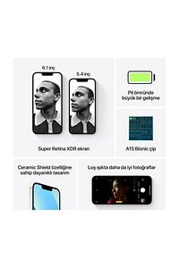 iPhone 13 128 GB Yıldız Işığı Cep Telefonu (Apple Türkiye Garantili) ürün fotoğrafı