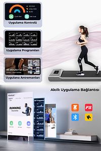 Bluetoothlu Uzaktan Kumandalı Portatif Yürüme Ve Koşu Bandı ürün fotoğrafı