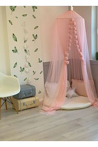 Tül Cibinlik Basic Pink ürün fotoğrafı
