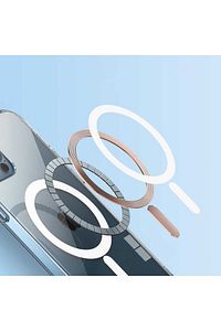 İphone 14 Pro Uyumlu Kılıf Magsafe Wireless Kablosuz Şarj Destekli Kristal Şeffaf Darbe Emici Kapak ürün fotoğrafı