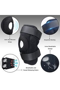 Patella Ve Ligament Destekli Dizlik - Menisküs Ağrıları Için - Fleksible Balenli Dizlik - Yaylı ürün fotoğrafı