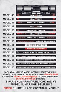 Kişiye Özel Isimli Plakalık 2 Adet Her Araç Için Uygun Plakalık ürün fotoğrafı