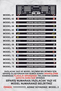 Kişiye Özel Isimli Plakalık 2 Adet Her Araç Için Uygun Plakalık ürün fotoğrafı