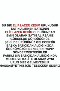 Yeni Ahşap Lazer Kesim Kahve Sunum Altlığı ürün fotoğrafı