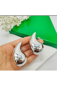 italyan  gözyaşı damla modeli PVD kaplaması Ağırlığı 4.40gram (3.7cm/31mm) küpe001 ürün fotoğrafı