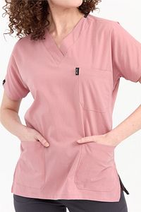 Ultralycra Harmony/spaniard - Likralı Doktor Hemşire Forma Takımı (KADIN), Bronz Pembe/antrasit ürün fotoğrafı