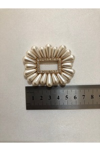 İnci Taşlı Metal Toka Ayakkabı Çanta Kemer Hobi Ürünleri Için Aksesuar ürün fotoğrafı
