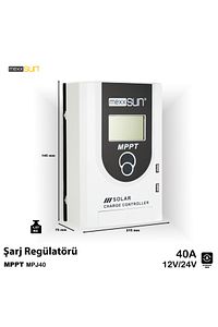 40 Amper Mppt Solar Şarj Kontrol Cihazı Güneş Paneli Regülatörü ürün fotoğrafı