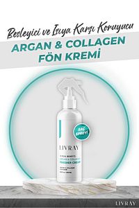 Argan & Kolajen Fön Spreyi - Isıya Ve Güneşe Karşı Koruyucu Saç Spreyi (250 ML) ürün fotoğrafı