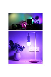 Nanopro Led Uzaktan Kumandalı Renk Değiştiren Ampul Rgb 9w Beyaz Lamba Ve Renkli Ampul ürün fotoğrafı
