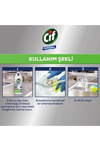 Profesyonel Bulaşık Deterjanı Elde Yıkama Yağ Leke Çıkarıcı 1500 ml X3 ürün fotoğrafı