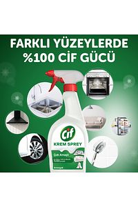 Krem Sprey Çok Amaçlı Yüzey Temizleyici 750 ml X 3adet Mikrofiber Bez ürün fotoğrafı