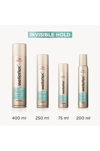 Wellaflex Invisible Hold Görünmez Tutuş Sağlayan Saç Köpüğü Extra Strong Hold 200 ml - 4/5 Hold ürün fotoğrafı