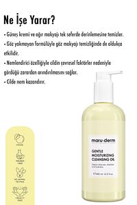 Maruderm Yağ Bazlı Temizleyici 400 Ml - Yüz Ve Vücut Için Temizleme Yağı ürün fotoğrafı