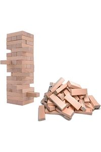 54 Parça Denge Oyunu Jenga Ahşap ürün fotoğrafı