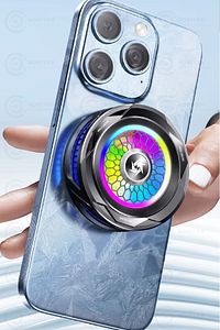 15W Ultra Güçlü Model Magsafe Manyetik Mıknatıslı Şarjlı Buz Soğutma Cep Telefonu Soğutucu Fan ürün fotoğrafı