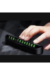 3'lü Araç Fosforlu Numaratör Aç-kapa Topido Üzeri Araç Park Telefon Numara Yazma Araba Park Içi ürün fotoğrafı