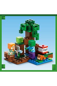 ® Minecraft® Bataklık Macerası 21240 - 7 Yaş ve Üzeri Çocuklar için Oyuncak Yapım Seti(65 Parça) ürün fotoğrafı