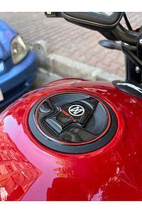 Mondial Drift L Tank Pad Set Siyah-kırmızı Tasarım ürün fotoğrafı
