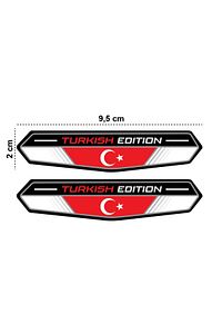 3d Motosiklet Çıkartma Etiket Sticker Turkish Edition ürün fotoğrafı