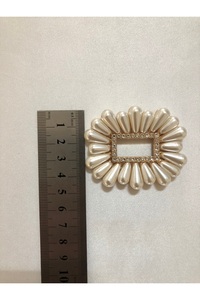 İnci Taşlı Metal Toka Ayakkabı Çanta Kemer Hobi Ürünleri Için Aksesuar ürün fotoğrafı