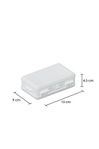 Mini Çok Amaçlı Çift Bölmeli Ilaç Saklama Kutusu Organizer ürün fotoğrafı