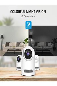 Hareket Algılama & Yüz Tanıma Özellikli Gece Görüş 5MP 1080P IP Kamera Bebek Güvenlik Kamerası ürün fotoğrafı