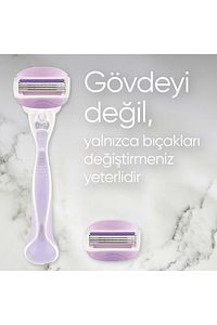 Venus Comfort Glide Breeze Tıraş Makinesi 2 Adet Yedek Başlık ürün fotoğrafı