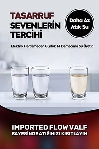 15 Aşama Çelik Tanklı 80 Gpd Membranlı Alkali-mineralli Su Arıtma Cihazı ürün fotoğrafı