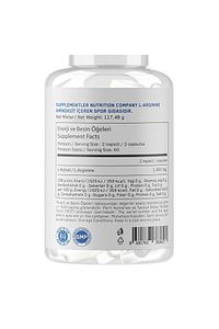 Arginine 120 Kapsül ürün fotoğrafı