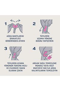 Pure Hipoalerjenik Bacak & Vücut Bölgesi Sir Ağda Bandı Hassas Ciltler için 40'lı (20'li x 2 Adet) ürün fotoğrafı