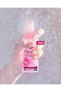 Aqua Rose Organik Gül Suyu Nemlendirici Yüz Sprey 150ml, Makyaj Öncesi ve Makyaj Sonrası Sabitleyici ürün fotoğrafı
