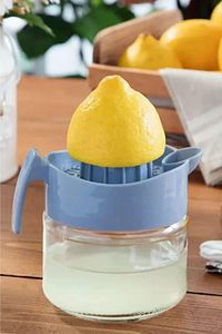 300ml Cam Hazneli Pratik Limon Narenciye Sıkacağı ürün fotoğrafı