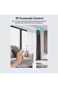 Akıllı Modüler Tuya Uyumlu WiFi Yana Kayar Perde Motor Kiti ( 3 MT ) ürün fotoğrafı